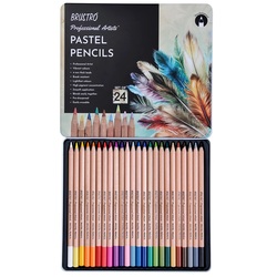 BRUSTRO PASTEL PENCIL Set of 24